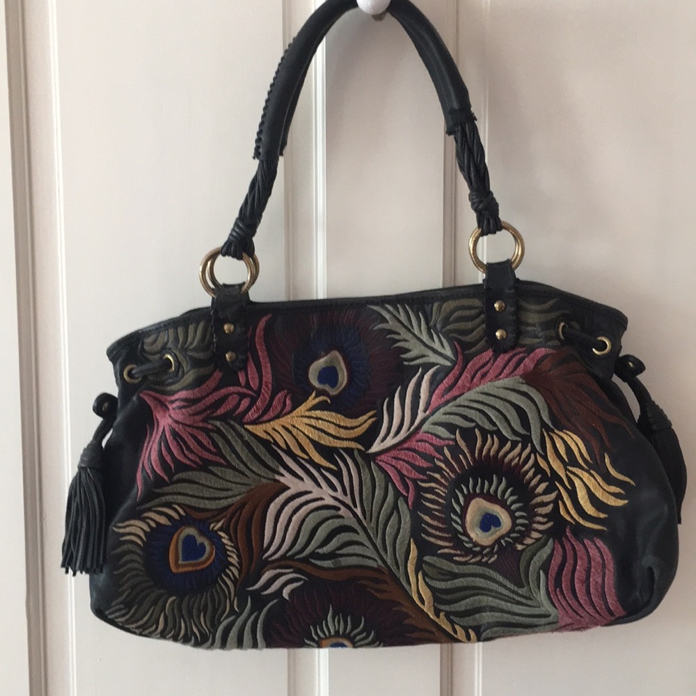Isabella Fiore Peacock Handbag